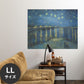 Hattan Art Poster ハッタンアートポスター ゴッホ Starry Night Over the Rhone / HP-00180 LLサイズ(114cm×90cm)