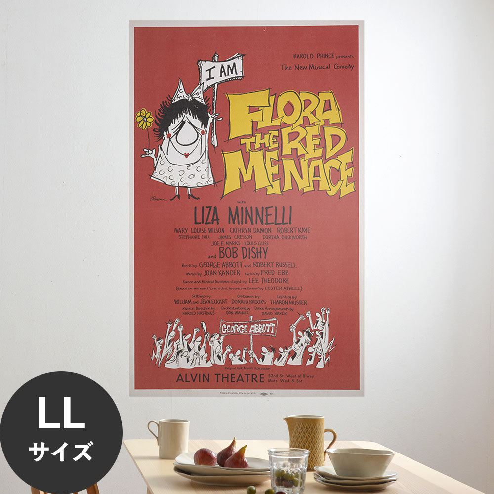 Hattan Art Poster ハッタンアートポスター Flora the red menace / HP-00271 LLサイズ(90cm×144cm)