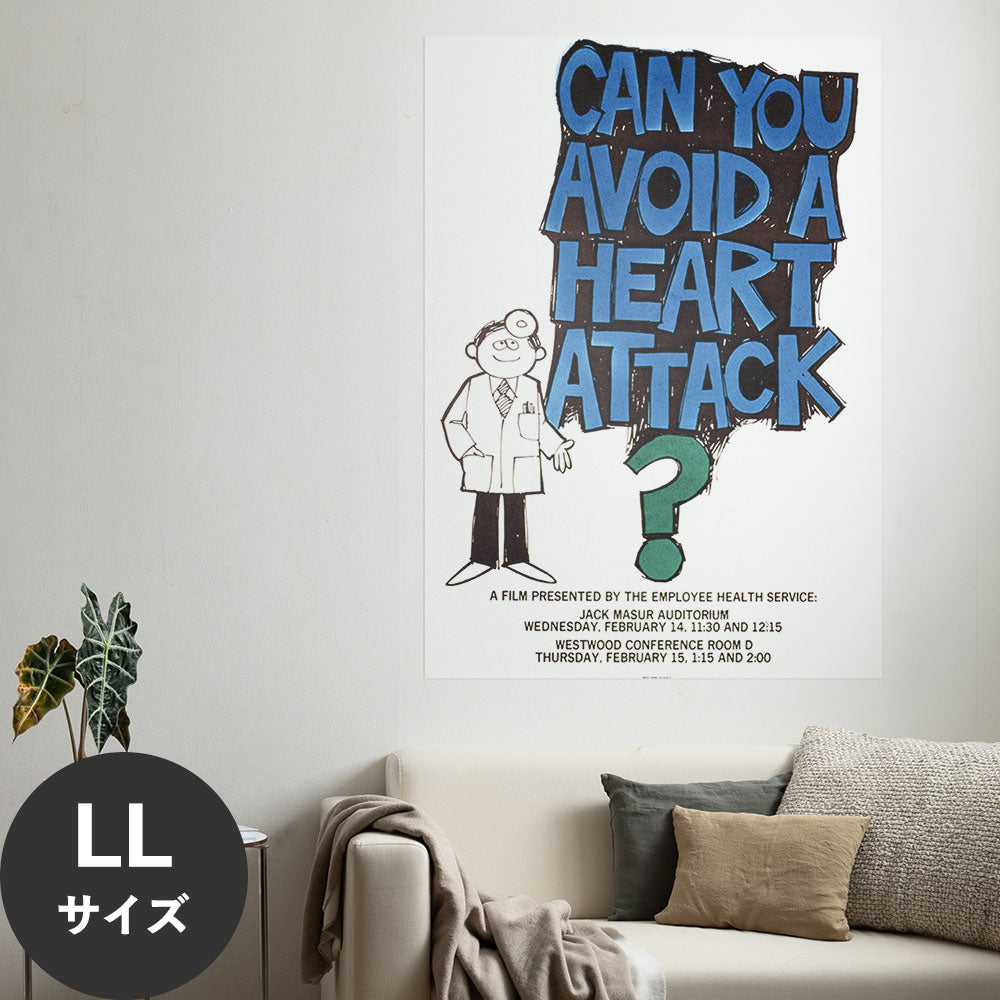 Hattan Art Poster ハッタンアートポスター Can you avoid a heart attack / HP-00315 LLサイズ(90cm×126cm)