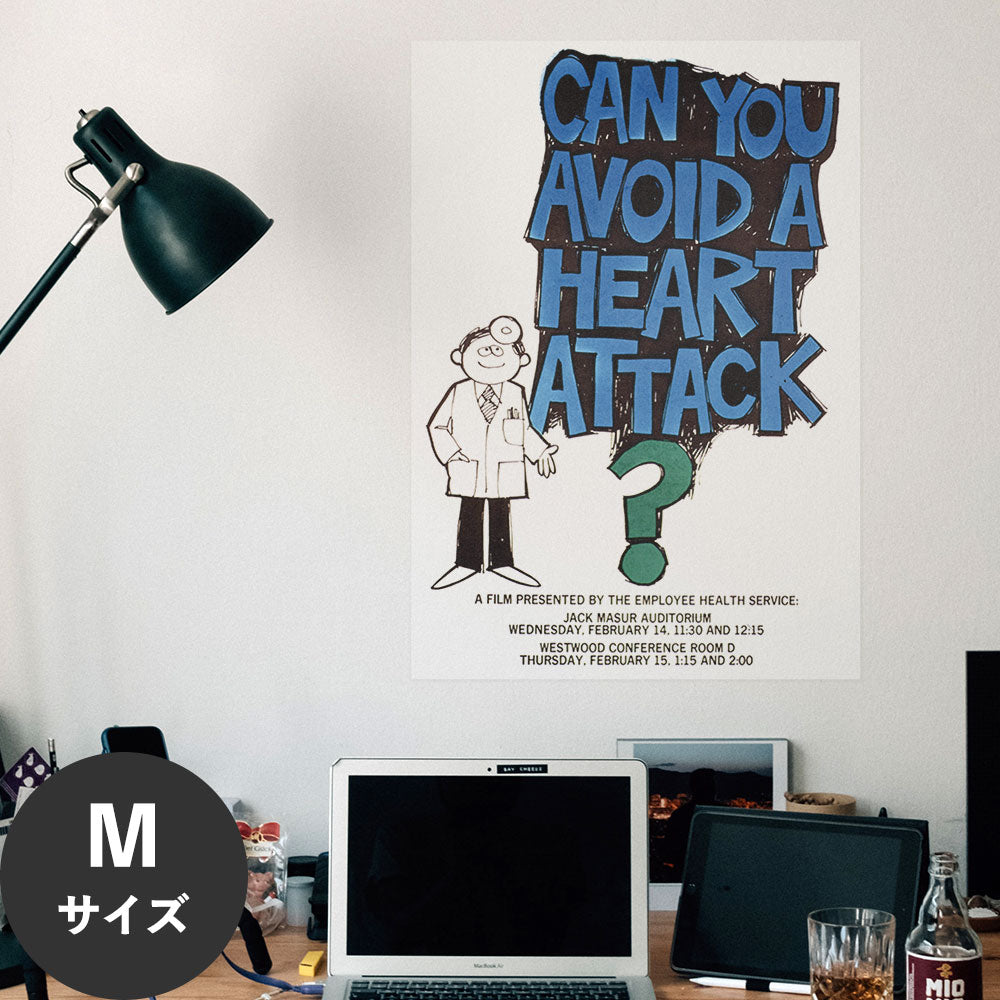 Hattan Art Poster ハッタンアートポスター Can you avoid a heart attack / HP-00315 Mサイズ(45cm×64cm)