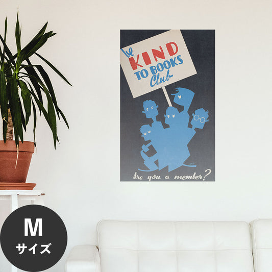 Hattan Art Poster ハッタンアートポスター Be kind to books club / HP-00326 Mサイズ(45cm×72cm)