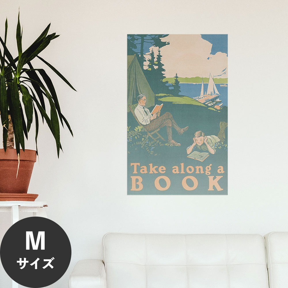 Hattan Art Poster ハッタンアートポスター Take along a book / HP-00335 Mサイズ(45cm×72cm)