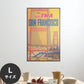 Hattan Art Poster ハッタンアートポスター Fly TWA - San Francisco / HP-00345 Lサイズ(56cm×90cm)