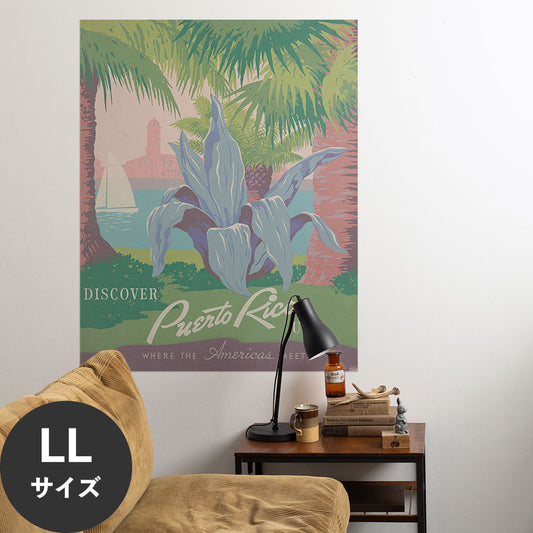 Hattan Art Poster ハッタンアートポスター Discover Puerto Rico U.S.A. / HP-00349 LLサイズ(90cm×114cm)