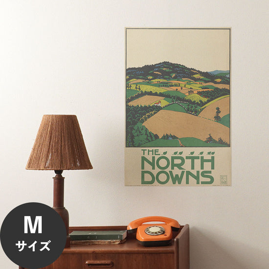 Hattan Art Poster ハッタンアートポスター The North Downs, London Underground / HP-00350 Mサイズ(45cm×67cm)