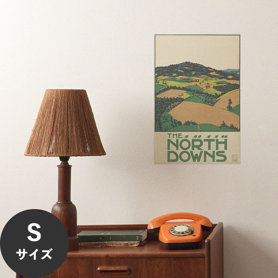 Hattan Art Poster ハッタンアートポスター The North Downs, London Underground / HP-00350 Sサイズ(30cm×45cm)