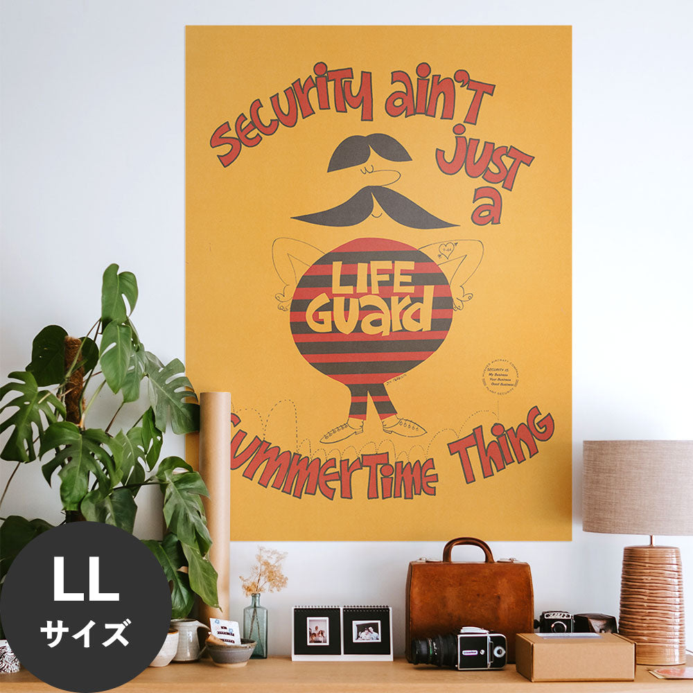 Hattan Art Poster ハッタンアートポスター Security ain’t just a summertime thing / HP-00371 LLサイズ(90cm×120cm)