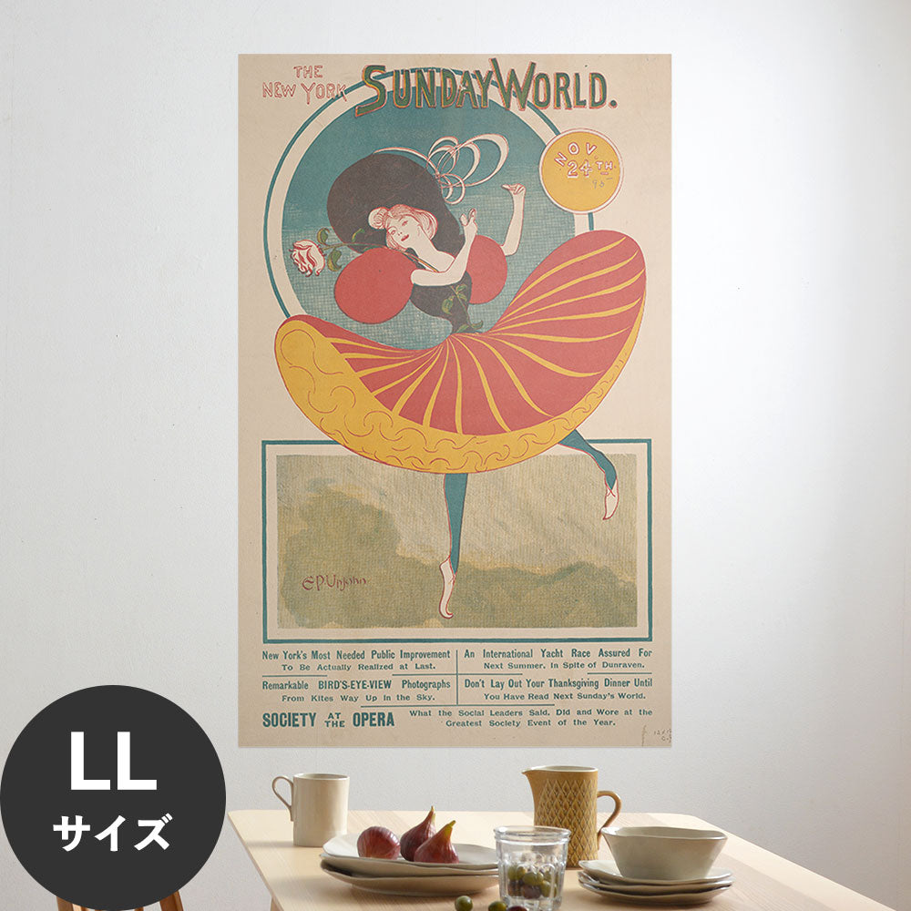 Hattan Art Poster ハッタンアートポスター New York Sunday World, Nov. 24th / HP-00372 LLサイズ(90cm×144cm)