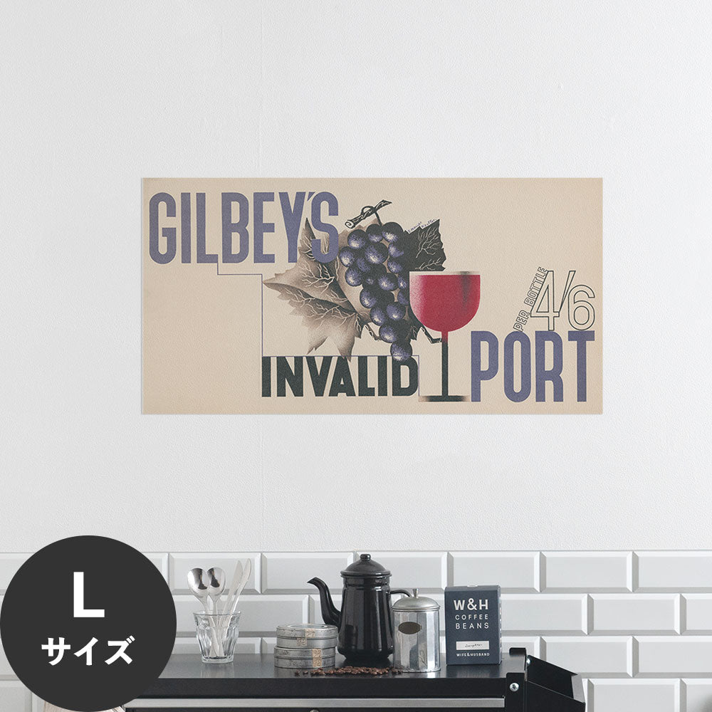 Hattan Art Poster ハッタンアートポスター Gilbey’s invalid port / HP-00374 Lサイズ(90cm×46cm)