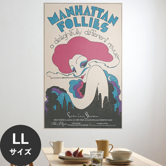 Hattan Art Poster ハッタンアートポスター Manhattan follies / HP-00385 LLサイズ(90cm×144cm)