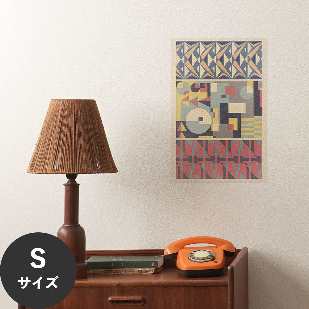 Hattan Art Poster ハッタンアートポスター Abstract Pattern Portfolio Pl.10 / HP-00390 Sサイズ(30cm×45cm)