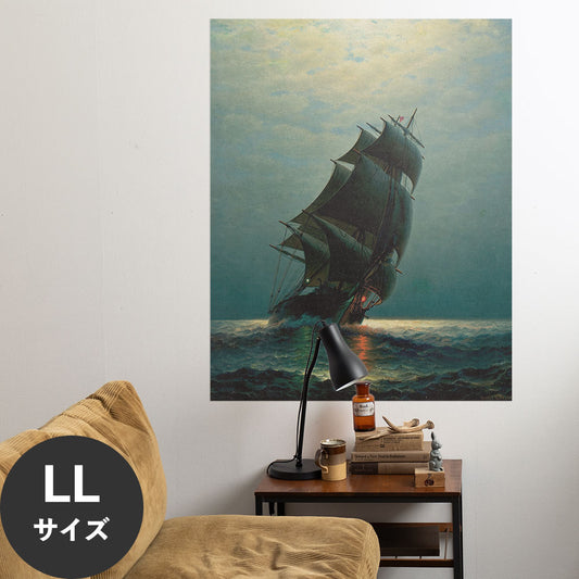 Hattan Art Poster ハッタンアートポスター Ship in the Night / HP-00405 LLサイズ(90cm×114cm)