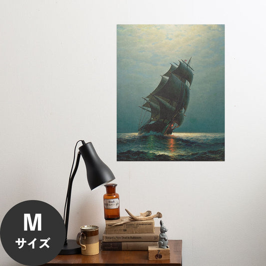 Hattan Art Poster ハッタンアートポスター Ship in the Night / HP-00405 Mサイズ(45cm×57cm)