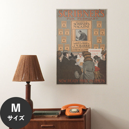 Hattan Art Poster ハッタンアートポスター Scribner’s for February / HP-00406 Mサイズ(45cm×67cm)