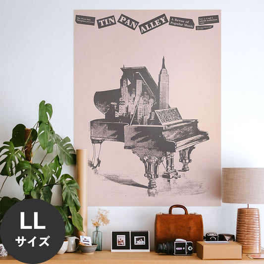 Hattan Art Poster ハッタンアートポスター Tin pan alley - a revue of popular music / HP-00418 LLサイズ(90cm×120cm)