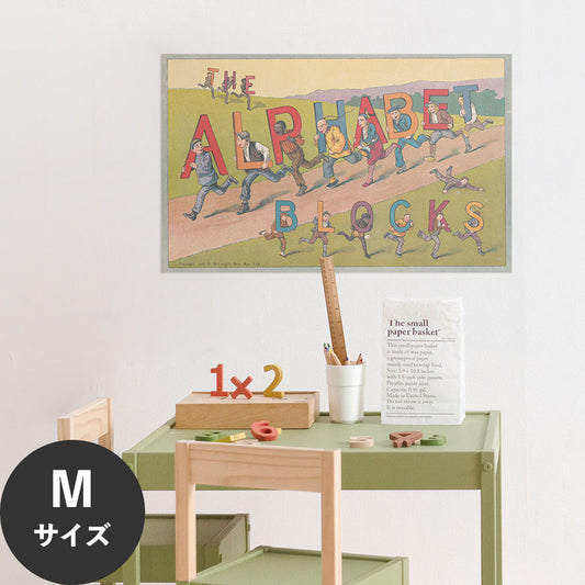 Hattan Art Poster ハッタンアートポスター The alphabet blocks / HP-00422 Mサイズ(72cm×45cm)