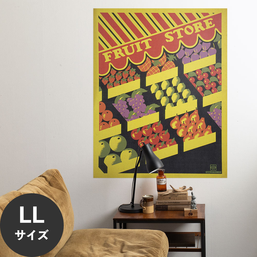 Hattan Art Poster ハッタンアートポスター Fruit store / HP-00439 LLサイズ(90cm×114cm)