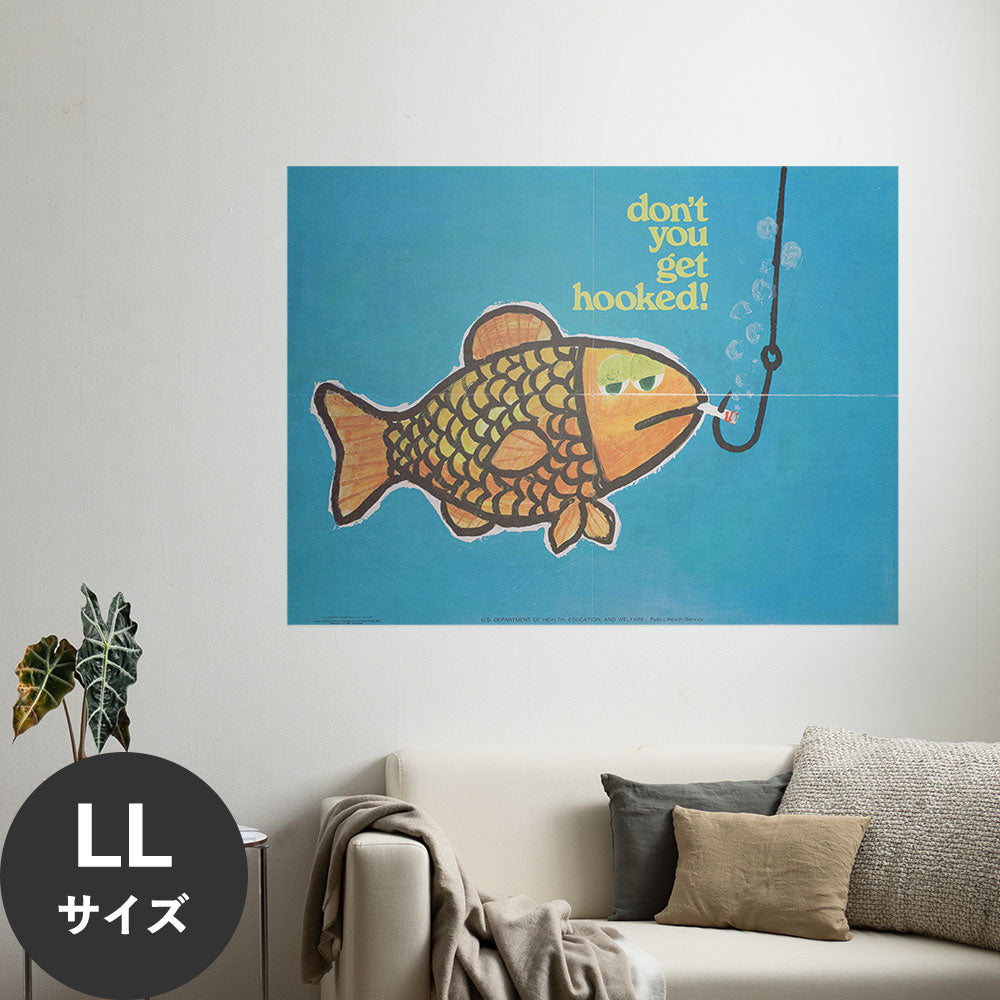 Hattan Art Poster ハッタンアートポスター Don’t you get hooked! / HP-00464 LLサイズ(120cm×90cm)