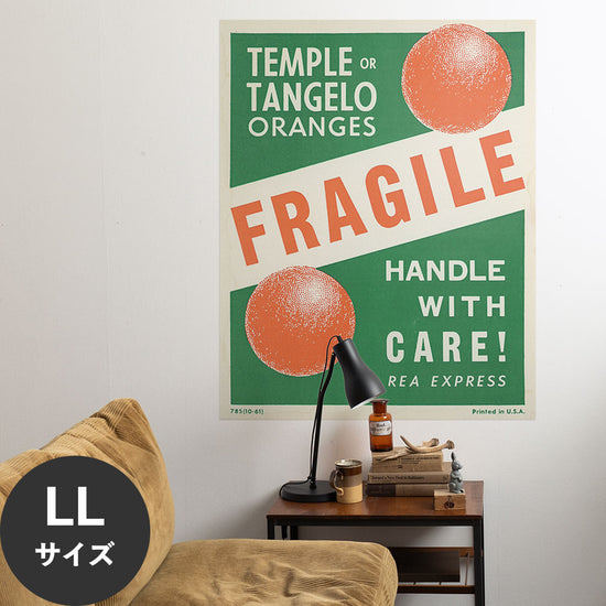 Hattan Art Poster ハッタンアートポスター REA Express ‘Fragile’ Oranges Labe / HP-00480 LLサイズ(90cm×114cm)