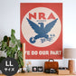 Hattan Art Poster ハッタンアートポスター NRA member, we do our part / HP-00484 LLサイズ(90cm×120cm)