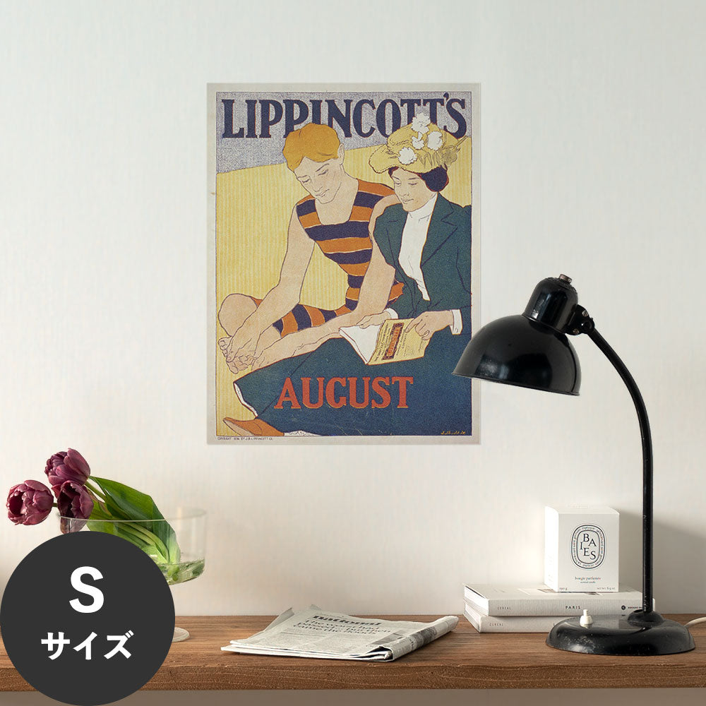 Hattan Art Poster ハッタンアートポスター Lippincott's for August  / HP-00500  Sサイズ(34cm×45cm)