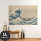 Hattan Art Poster ハッタンアートポスター 葛飾北斎 富嶽三十六景 神奈川沖浪裏 / HP-00521 LLサイズ(134cm×90cm)