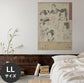 Hattan Art Poster ハッタンアートポスター 歌川国芳 荷宝蔵壁のむだ書 / HP-00574 LLサイズ(90cm×126cm)