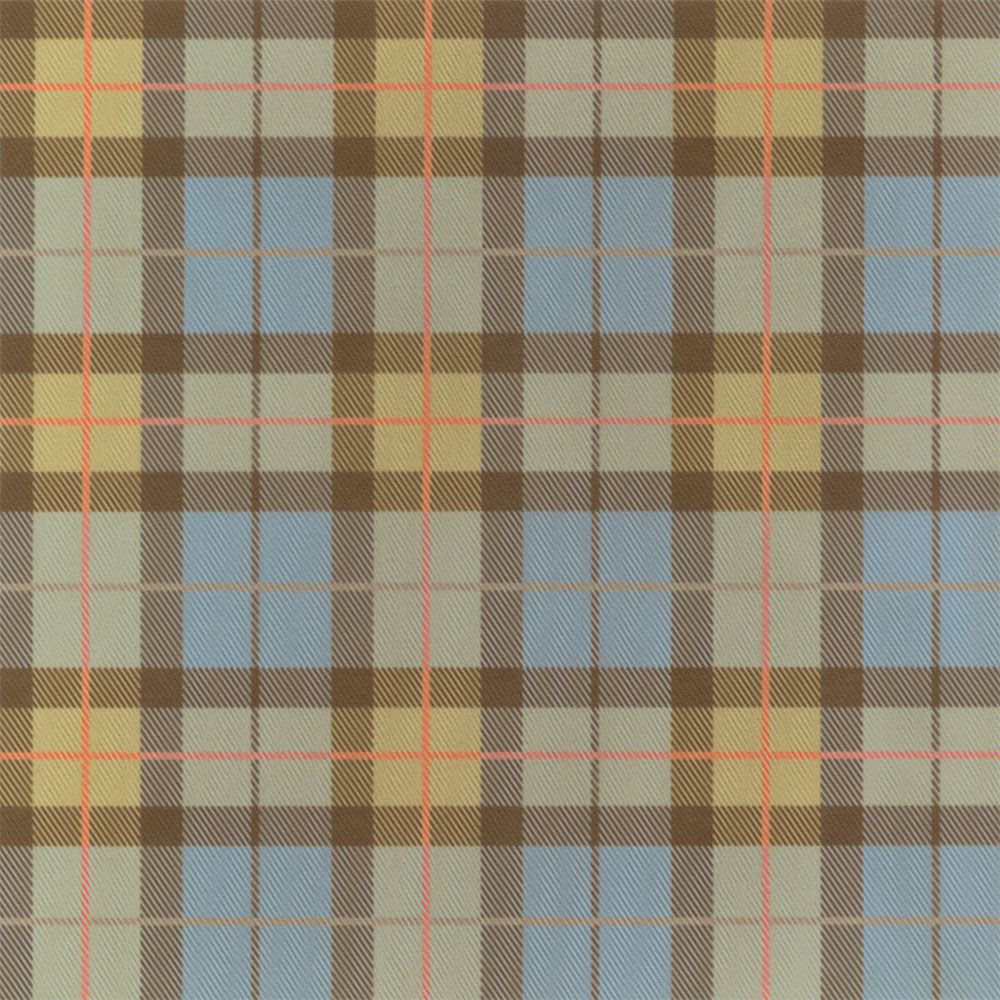 はがせるパッチワーク壁紙 Hattan Tartan Check ハッタン タータンチェック ライトブルー×ベージュ HTTC-01