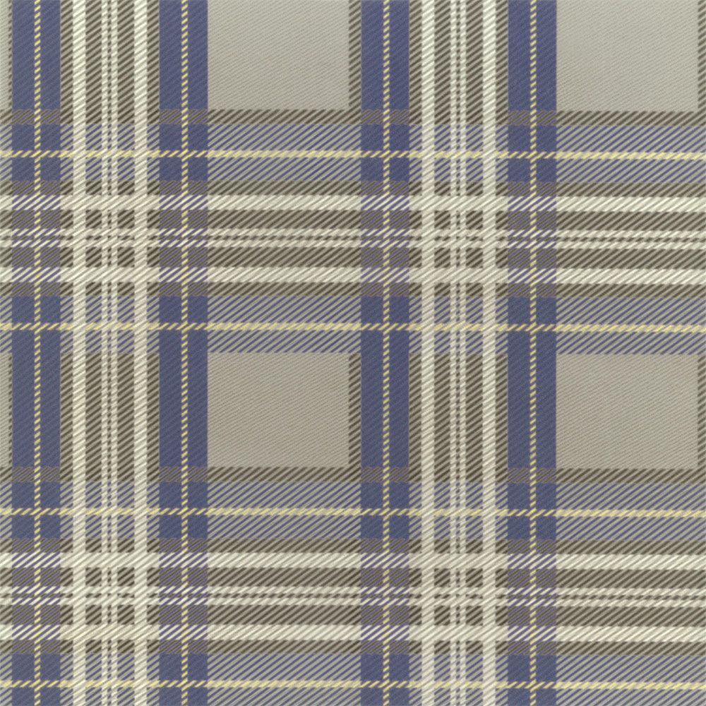 はがせるパッチワーク壁紙 Hattan Tartan Check ハッタン タータンチェック グレー×ブルー HTTC-03