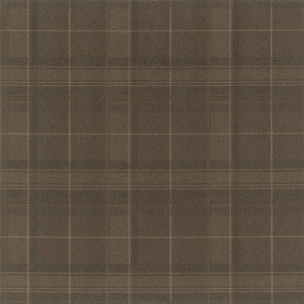 はがせるパッチワーク壁紙 Hattan Tartan Check ハッタン タータンチェック ブラウン HTTC-07