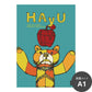 消臭アートポスター HAyU 小川学 HAyU ANIMAL ART POSTER Multi color HAyUベア SWZ-HYAP06