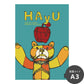 消臭アートポスター HAyU 小川学 HAyU ANIMAL ART POSTER Multi color HAyUベア SWZ-HYAP06