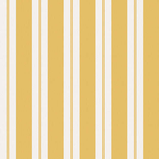 【サンプル】はがせる壁紙 のりなしタイプ アイビーストライプA NKH-ASA01 イエロー
