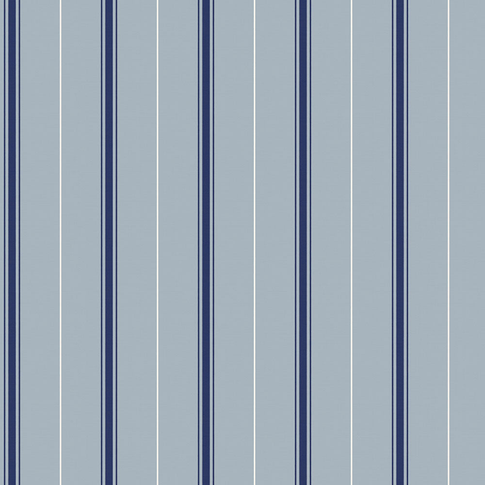 【サンプル】はがせる壁紙 のりなしタイプ アイビーストライプC NKH-ASC01 ブルー