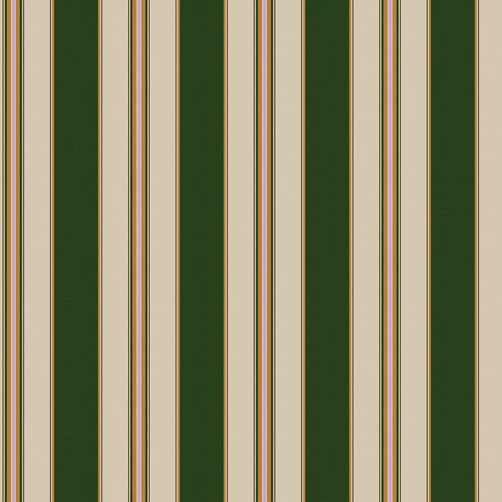 【サンプル】はがせる壁紙 のりなしタイプ アイビーストライプD NKH-ASD02 グリーン
