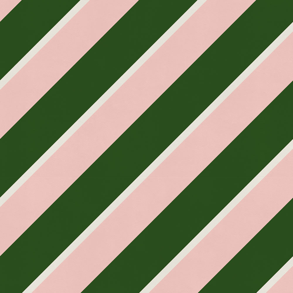 アイビーストライプE グリーン×ピンク TKH-ASE01