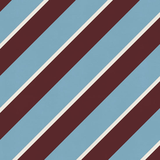 アイビーストライプE サックス×ワイン TKH-ASE02