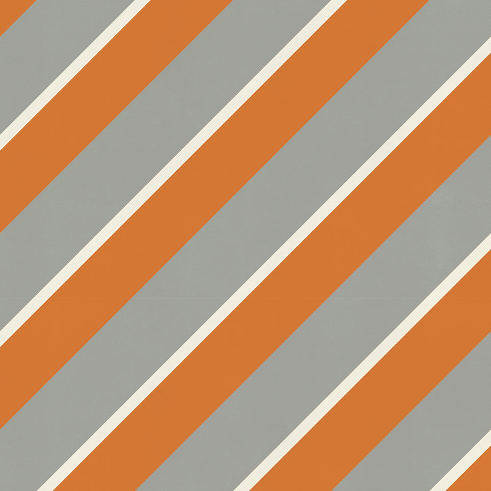 アイビーストライプE グレー×オレンジ TKH-ASE03