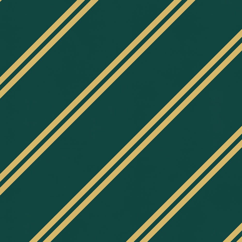 【サンプル】はがせる壁紙 のりなしタイプ アイビーストライプF NKH-ASF01 エバーグリーン×イエロー