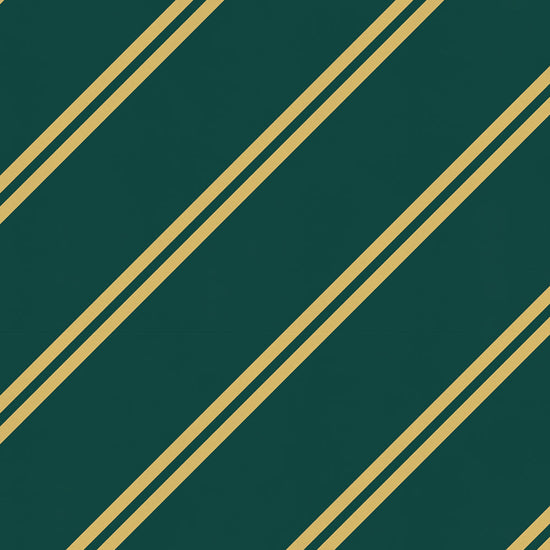 【サンプル】はがせる壁紙 のりなしタイプ アイビーストライプF NKH-ASF01 エバーグリーン×イエロー