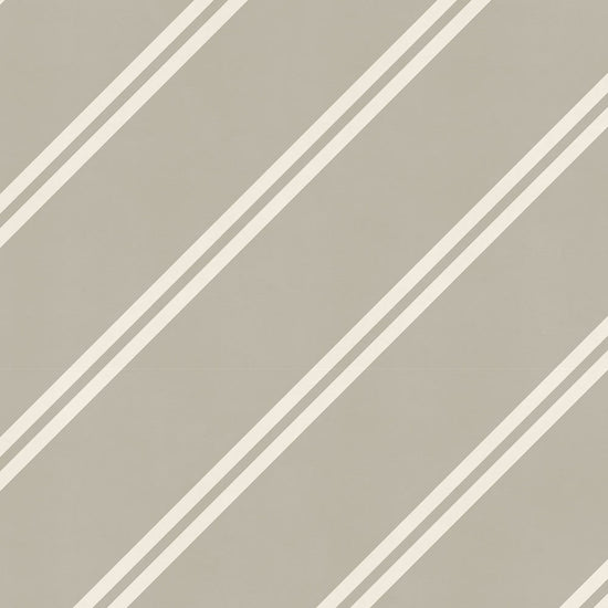 【サンプル】はがせる壁紙 のりなしタイプ アイビーストライプF NKH-ASF02 グレージュ×ホワイト