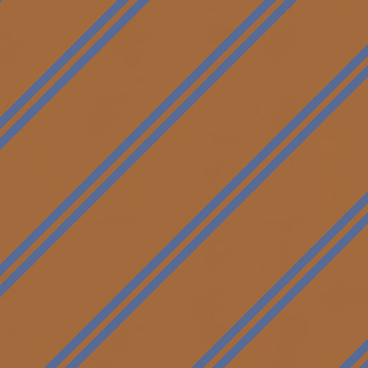 【サンプル】はがせる壁紙 のりなしタイプ アイビーストライプF NKH-ASF03 ブラウン×ブルー