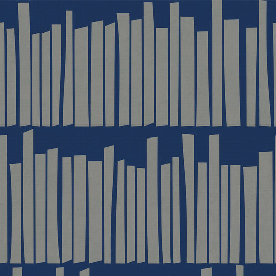 ネイビー Bookshelf 北欧柄