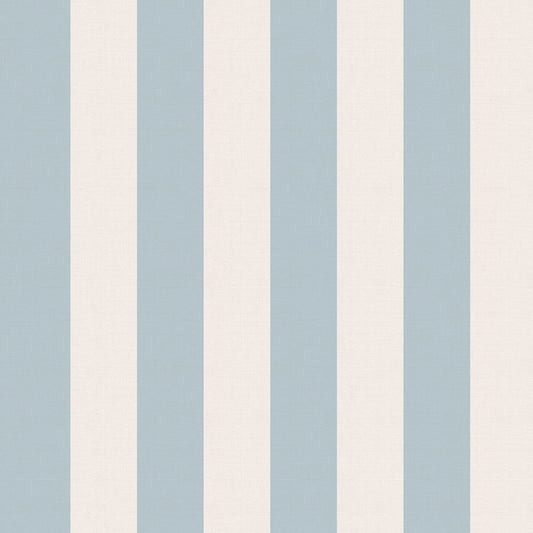 【サンプル】はがせる壁紙 のりなしタイプ キャンディストライプA NKH-CSA01 くすみブルー