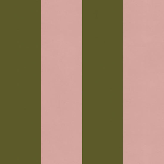 ロンドンストライプW2 モスグリーン×ピンク NKH-LS208