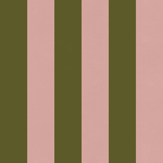 ロンドンストライプW3 モスグリーン×ピンク NKH-LS308