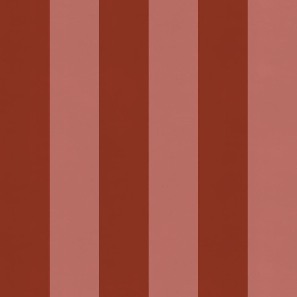 【サンプル】はがせる壁紙 のりなしタイプ ロンドンストライプW3 NKH-LS310 レッド×チェリー