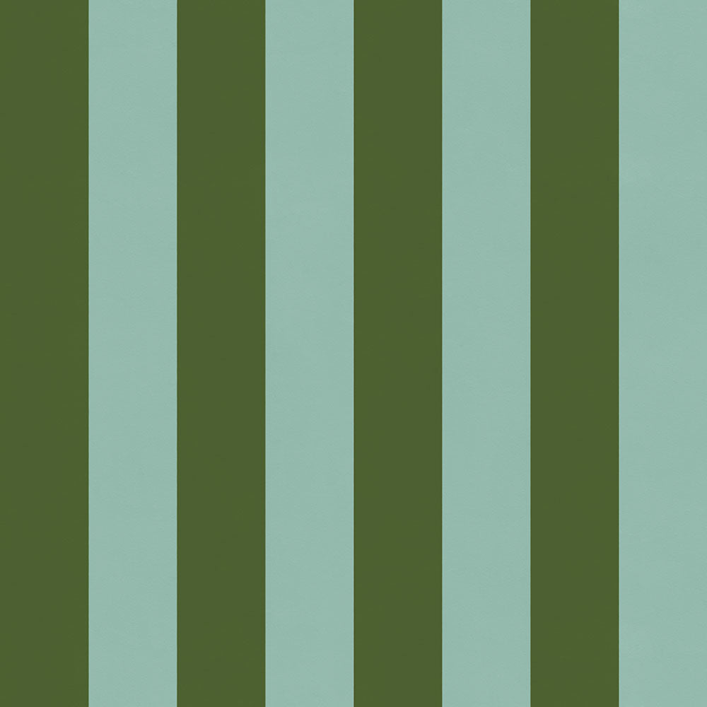 【サンプル】はがせる壁紙 のりなしタイプ ロンドンストライプW4 NKH-LS407 グリーン×ライトブルー