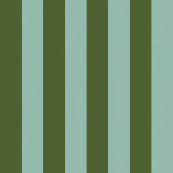 【サンプル】はがせる壁紙 のりなしタイプ ロンドンストライプW4 NKH-LS407 グリーン×ライトブルー