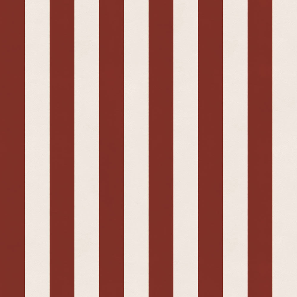 【サンプル】はがせる壁紙 のりなしタイプ ロンドンストライプW6 NKH-LS604 バーガンディ